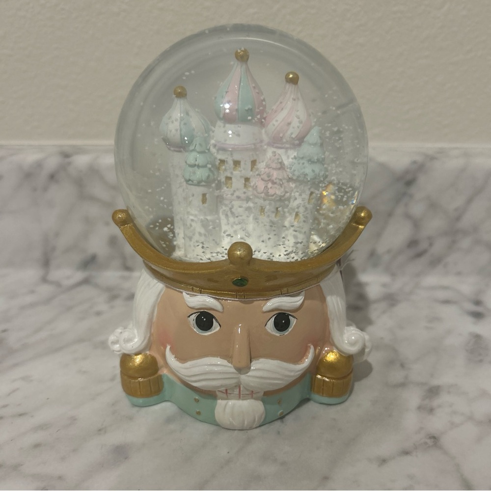 Cupcakes And Cashmere Pastel Castle Nutcracker Snow Globe - Picture 4 of 4
